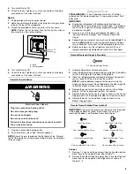 Предварительный просмотр 5 страницы Whirlpool G2IXEFMW - 2-20-09 Manual