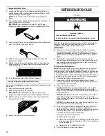 Предварительный просмотр 10 страницы Whirlpool G2IXEFMW - 2-20-09 Manual