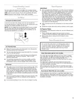 Предварительный просмотр 9 страницы Whirlpool G2IXEFMWB02 User Instructions