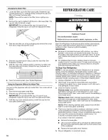 Предварительный просмотр 10 страницы Whirlpool G2IXEFMWB02 User Instructions