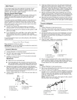 Preview for 4 page of Whirlpool G2IXEFMWB03 User Instructions