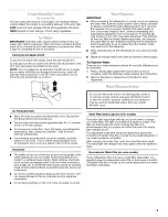 Preview for 9 page of Whirlpool G2IXEFMWB03 User Instructions