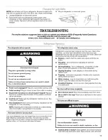 Preview for 11 page of Whirlpool G2IXEFMWB03 User Instructions