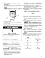 Preview for 21 page of Whirlpool G2IXEFMWB03 User Instructions