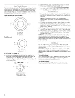 Предварительный просмотр 6 страницы Whirlpool G7CE3034 Use & Care Manual