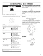 Предварительный просмотр 9 страницы Whirlpool G7CE3034 Use & Care Manual