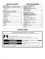 Preview for 2 page of Whirlpool  G7CE3034XB Use & Care Manual