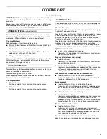 Preview for 13 page of Whirlpool  G7CE3034XB Use & Care Manual