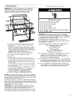 Предварительный просмотр 5 страницы Whirlpool G7CG3064 Installation Manual