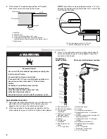 Предварительный просмотр 8 страницы Whirlpool G7CG3064 Installation Manual