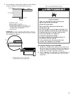 Предварительный просмотр 17 страницы Whirlpool G7CG3064 Installation Manual