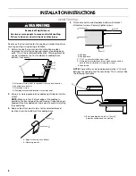 Предварительный просмотр 8 страницы Whirlpool G7CG3064XS Installation Instructions Manual