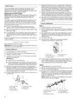 Предварительный просмотр 4 страницы Whirlpool G9IXEFMWB01 User Instructions