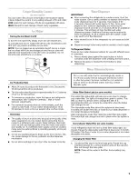 Предварительный просмотр 9 страницы Whirlpool G9IXEFMWB01 User Instructions