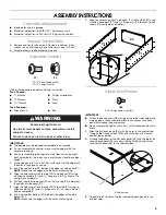 Preview for 3 page of Whirlpool GAJG48KDYG Assembly Instructions Manual