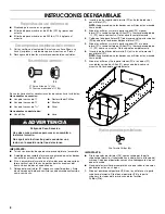 Preview for 8 page of Whirlpool GAJG48KDYG Assembly Instructions Manual