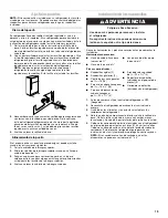 Предварительный просмотр 19 страницы Whirlpool GARF19XXPK01 Use And Care Manual