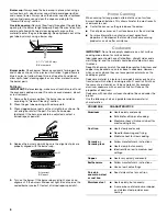 Preview for 6 page of Whirlpool GAS DOUBLE OVEN RANGE Use & Care Manual