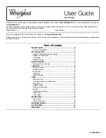 Whirlpool GAS RANGE User Manual preview