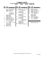 Предварительный просмотр 2 страницы Whirlpool GB2SHDXPB01 Parts Manual