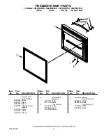 Предварительный просмотр 5 страницы Whirlpool GB2SHDXPB01 Parts Manual