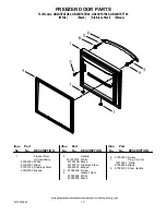 Предварительный просмотр 13 страницы Whirlpool GB2SHTXTB00 Parts Manual