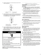 Предварительный просмотр 5 страницы Whirlpool GB2SHTXTS - Fridge Bottom Mount User Instructions