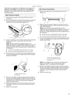 Предварительный просмотр 11 страницы Whirlpool GB2SHTXTS - Fridge Bottom Mount User Instructions