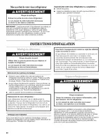 Предварительный просмотр 22 страницы Whirlpool GB2SHTXTS - Fridge Bottom Mount User Instructions