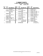 Preview for 2 page of Whirlpool GB9SHKRMS00 Parts Manual