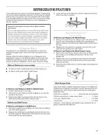 Предварительный просмотр 11 страницы Whirlpool GB9SHKXMQ00 Use & Care Manual