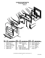 Предварительный просмотр 4 страницы Whirlpool GBD277PRS02 Parts List