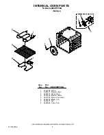 Предварительный просмотр 5 страницы Whirlpool GBD277PRS02 Parts List