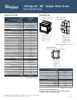 Предварительный просмотр 4 страницы Whirlpool GBD279PV Preliminary