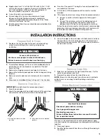 Предварительный просмотр 5 страницы Whirlpool GBD279PVB Installation Instructions Manual