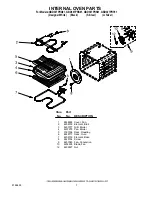 Предварительный просмотр 7 страницы Whirlpool GBD307PRB01 Parts List