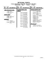 Предварительный просмотр 10 страницы Whirlpool GBD307PRB01 Parts List