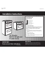 Whirlpool GBS277PDQ Installation Instructions preview