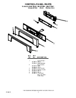 Предварительный просмотр 3 страницы Whirlpool GBS277PRB01 Parts List