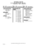 Предварительный просмотр 7 страницы Whirlpool GBS277PRB01 Parts List