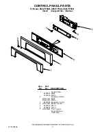 Предварительный просмотр 3 страницы Whirlpool GBS277PRB03 Parts List