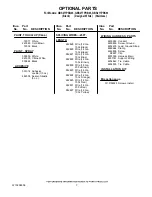 Предварительный просмотр 7 страницы Whirlpool GBS277PRB03 Parts List