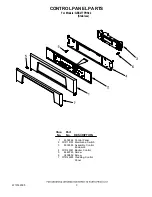 Предварительный просмотр 3 страницы Whirlpool GBS277PRS02 Parts List