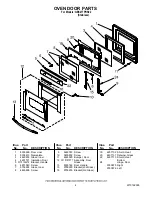 Предварительный просмотр 4 страницы Whirlpool GBS277PRS02 Parts List