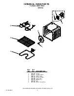 Предварительный просмотр 5 страницы Whirlpool GBS277PRS02 Parts List