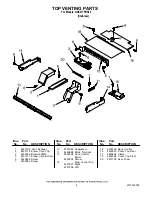 Предварительный просмотр 6 страницы Whirlpool GBS277PRS02 Parts List