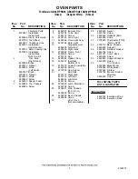 Предварительный просмотр 2 страницы Whirlpool GBS307PRB00 Parts List
