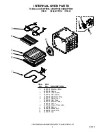 Предварительный просмотр 4 страницы Whirlpool GBS307PRB00 Parts List