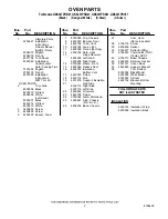 Предварительный просмотр 2 страницы Whirlpool GBS307PRB01 Parts List