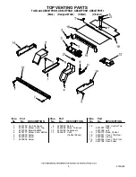 Предварительный просмотр 6 страницы Whirlpool GBS307PRB01 Parts List